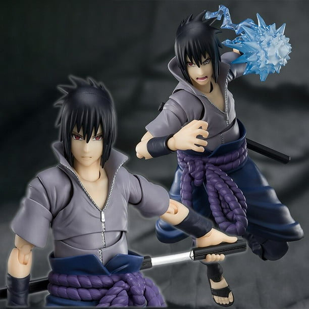 S.H.Figuarts NARUTO SHF Uchiha Sasuke figura de acción modelo juguetes de 14cm muñeca móvil conjunta regalo creativo para novio Fivean Figuras de anime