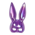 thumbnail image 3 of Máscara de orejas de conejo, máscaras de disfraz de para mujer, máscara de conejo de oreja larga divertida, máscara de Pascua de vacaciones Violeta Fernando portada de fiesta, 3 of 8