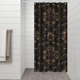 thumbnail image 3 of Floral Shower Curtain Watercolor Botanical Bathroom Decor Rustic Flower Design Fabric Bath Curtain for Tub Country Style Home Accessories with Hooks，36x72in(90x180cm), 3 of 5