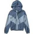 thumbnail image 3 of Victoria's Secret Pink Slouchy Sport Hoodie Full Zip Color Blue Size XSmall NEW, 3 of 3