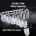 thumbnail image 3 of SOOPYK Bottleless Water Dispenser with Ice Maker, 27Lbs/24H, 3 Temp, Child Lock, Black, No Filter for Home & Office, 3 of 9
