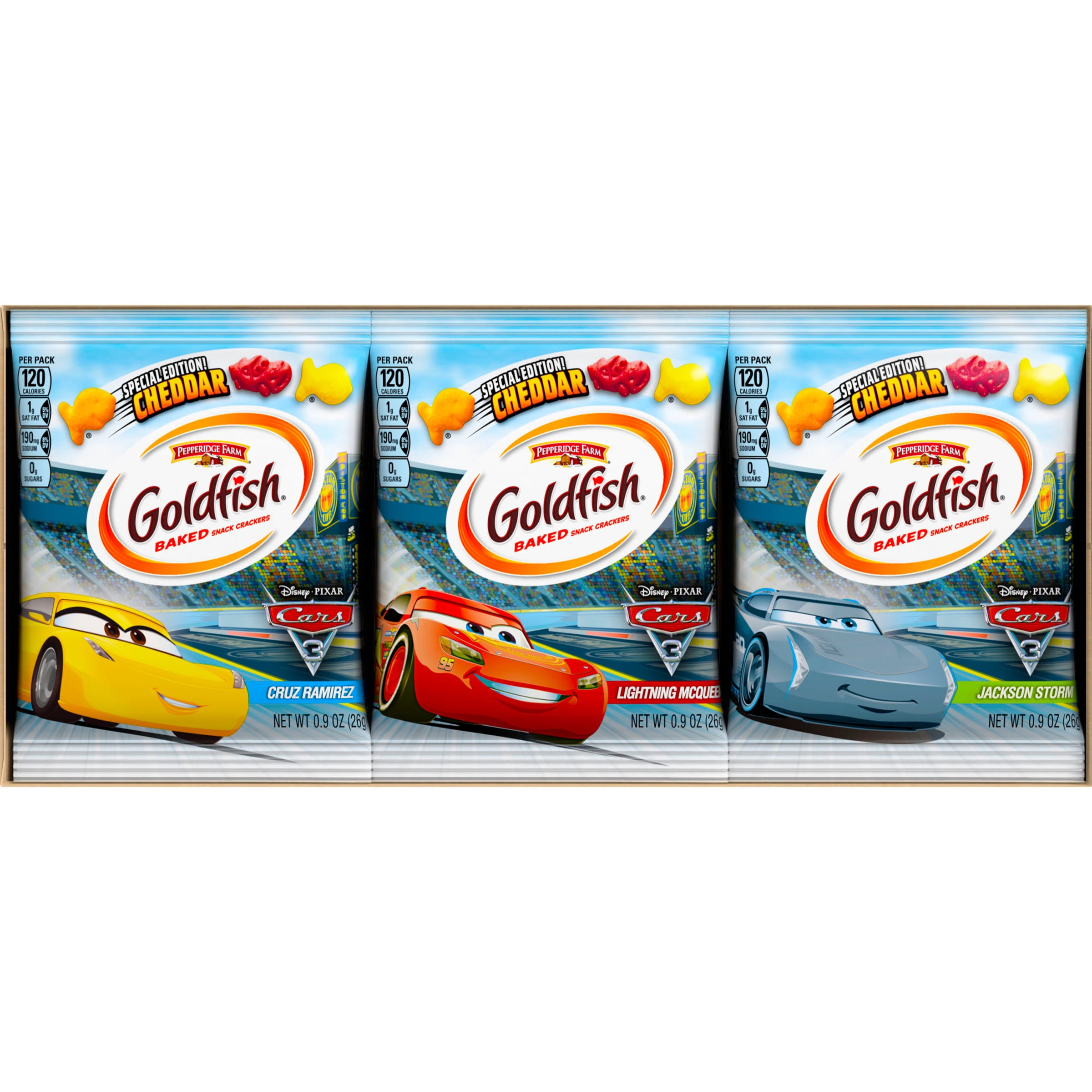 Goldfish 10.8oz Gf Cars 3 12ct Mp