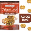 Snack Factory Buffalo Wing Pretzel Crisps, Non-GMO, 7.2 oz Resealable Bag
