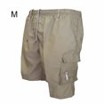 thumbnail image 1 of Pantalones cortos deportivos Hombre Pantalones sueltos casuales Pantalones cortos de trabajo al aire libre, Caqui, M sidaley AP002302-08, 1 of 6