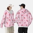 thumbnail image 5 of Haiem Floral Strawberr UPF 50+ Fishing Shirts for Men Long Sleeve UV Sun Protection Hoodie Non-Mask Outdoor Hiking Shirts, 5 of 8