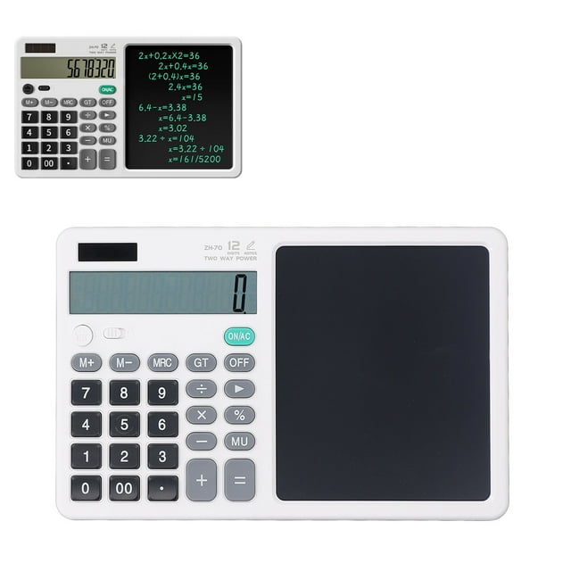 Calculadoras Científicas Para Estudiantes, Calculadora De Matemáticas Con Tableta De Escritura De Bloc De Notas Y Lápiz óptico, Calculadora De Escritorio, Calculadoras De Bloc