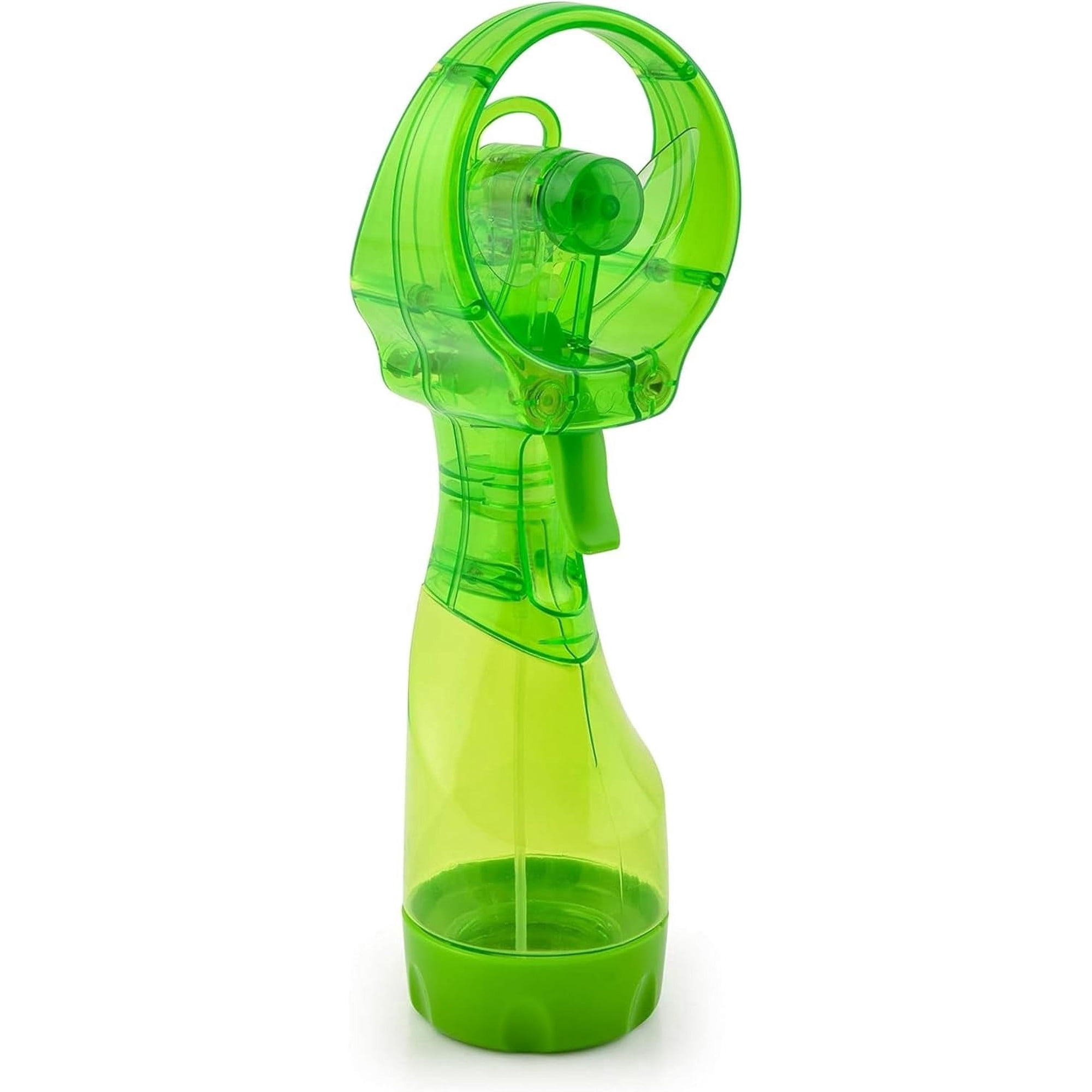 O2COOL 3.5 inch Battery Powered Misting Fan for Personal Cooling - Green