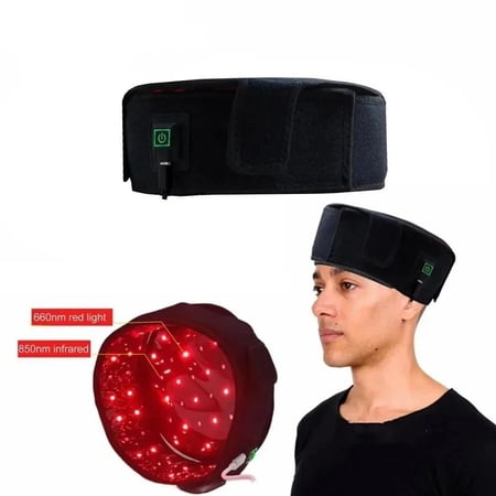 Soothing Head Comfort Wrap with Dual-Light Technology, A Personal Wellness Device for At-Home Relaxation Sessions, Soft & Flexible Design