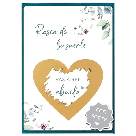 Tarjeta rasca y gana Joli Coon You're Going to Be a Grandfather