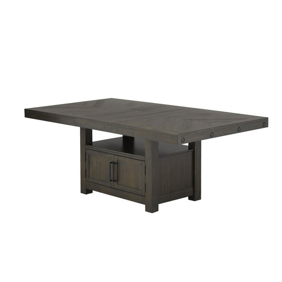 Dining Table with Ext. Leaf, Dark Oak