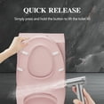 thumbnail image 4 of Topcobe 1.1/1.60 GPF Dual-Flush One Piece Toilet, Soft Close 1000 Gram Map Flushing Score Toilet, Toilets for Bathrooms, Modern Toilet, Bathroom Toilet, Water-Saving, Pink Rose, 4 of 16