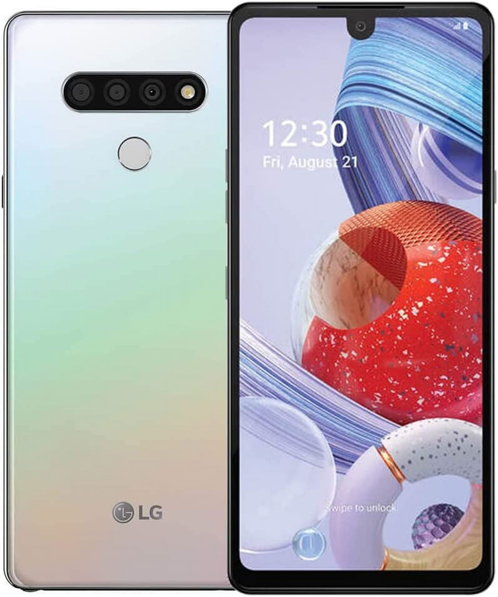 Pre-Owned LG Stylo 6 | GSM Unlocked Android Smartphone | 64 GB 6.8" Display | White | New