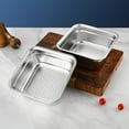 thumbnail image 7 of 2-in-1 Stainless Steel Washing Up Bowl Set, 12.8" Sturdy Square Dish Tub with Colander, Fruit Vegetable Washing Basin for Sink, Food Grade Dishpan for Draining Rice, Pasta, Food Strainer Mixing Bowl, 7 of 7