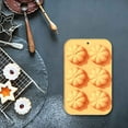 thumbnail image 5 of Pumpkin Cake Molds Silicone Pumpkin Cake Pan 6-Cavity Pumpkin Mold for Baking Cupcake Chocolate, 5 of 8