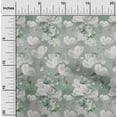 thumbnail image 1 of oneOone Polyester Spandex Dusty Teal Green Fabric Florals Dress Material Fabric Print Fabric By The Yard 56 Inch Wide-7FM, 1 of 4