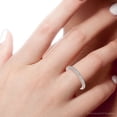 thumbnail image 3 of Pompeii 3/8Ct Diamond Eternity Ring 14k Gold or Platinum Lab Grown (E/F,VS1-VS2), 3 of 4