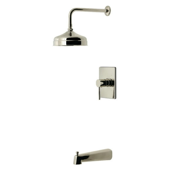Kingston Brass KB6346DL Concord Single-Handle Pressure Balanced Tub and Shower Faucet, Polished Nickel