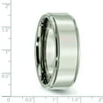 thumbnail image 6 of Titanium 8mm Mens Wedding Ring Band Jewelry Size 13, 6 of 6