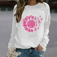 thumbnail image 2 of ShomPort Womens Crewneck Sweatshirt Cute Pattern Print Long Sleeve Loose Fashion Fall Pullover Top, 2 of 5