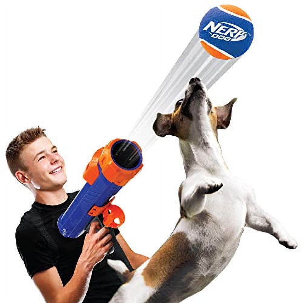 Nerf Dog 16 Inch Blaster With Ball Clip For Indoor And Outdoor Play