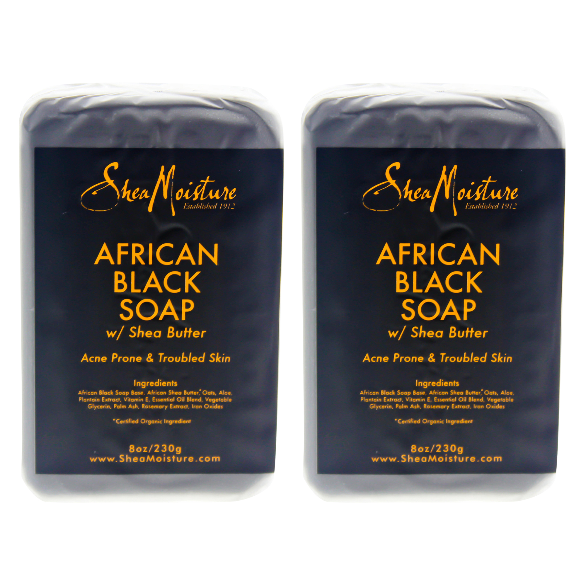 African Black Soap Bar Acne Prone and Troubled Skin by Shea Moisture