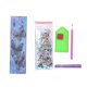 thumbnail image 1 of Bewildely Marcapáginas con pintura de diamantes 5D DIY, decoración de borlas de cuero, marca de libro para el Día de San Valentín, graduación, Artesanía Mariposa Bewildely HA003279-04, 1 of 6