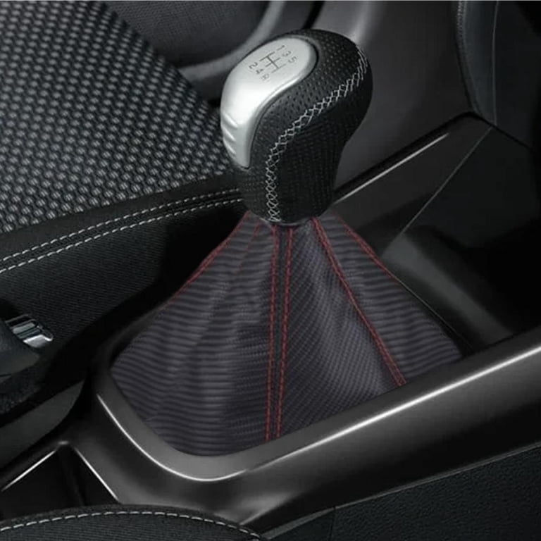 Universal Car Gear Shifter Cover - Canvas Dustproof Waterproof Shift Knob Boot Protector