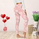 thumbnail image 3 of Gibobby Pantimedias Termicas Mujer Leggings yoga para damas Leggings cómodos informales con estampado lindo para el día San Valentín (Rosa, XXL), 3 of 4