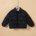 thumbnail image 3 of KyCheLot Winter Jacket for Girls Button Lapel Neck Long Sleeve Jackets Comfy Thermal Windproof Outerwear, 3 of 8