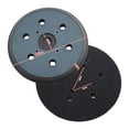 thumbnail image 2 of BTOER 6 Inch 6 Hole Sanding Pad Dust-free Hook And Replacement Backing Plate 150mm For Ridgid R2611 Random Orbit Sander Polishing, 2 of 9