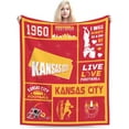 thumbnail image 6 of Throw Blanket Flannel Blanket Lightweight Soft Football Blanket Travel Blanket Gift for Men Women Kansas City, 6 of 7