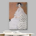 thumbnail image 3 of wall26 Canvas Print Wall Art Portrait of Johanna Staude Gustav Klimt Classic Illustrations Fine Art Decorative Vintage Colorful Historic Multicolor Retro for Living Room, Bedroom, Office - 32"x4, 3 of 5