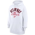 thumbnail image 2 of Men's Starter  White Detroit Red Wings Puck Pullover Hoodie, 2 of 3