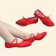 thumbnail image 3 of Trayknick Child Adult Canvas Ballet Dance Shoes Pointe Dance Gymnastics Shoes, 3 of 13