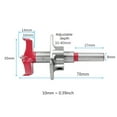 thumbnail image 4 of ZPAQI Wood 35mm Steel Boring Positioning Drill Bit Wood Woodworking, 4 of 17