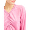 thumbnail image 3 of Mayfair Women's and Women's Plus Minky Fleece 2-Piece Pajama Set, 3 of 4