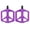 Deep purple, variant on CEORPER Nylon Bicycles Cycling Pedals Platform with Double Bearing Reflective Design