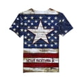 thumbnail image 4 of Cethrio 4th of July T-shirts for Boy, Short Sleeve Summer Casual Gifts Graphic Tees Multicolor Size 10-12, 4 of 4