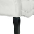 thumbnail image 5 of Modway Adelia Chesterfield Style Button Tufted Performance Velvet Bench in White, 5 of 7