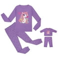 thumbnail image 6 of HDE Girls Unicorn Pajamas with Matching Doll Outfit Cotton Pajama Set for Girls Unicorn Stars 12, 6 of 7