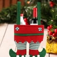 thumbnail image 2 of Christmas Candy Bags, Elf Pants Treat Bags with Handles, Christmas Stocking Gift Bag Christmas Tree Hanging Ornaments for Kids' Christmas Party Favors, 2 of 7