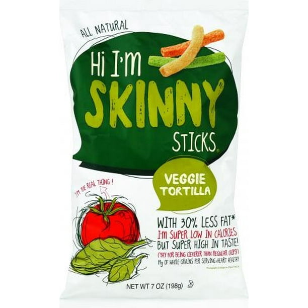 Hi I'm Skinny Sticks Veggie Tortilla, 7 Ounce