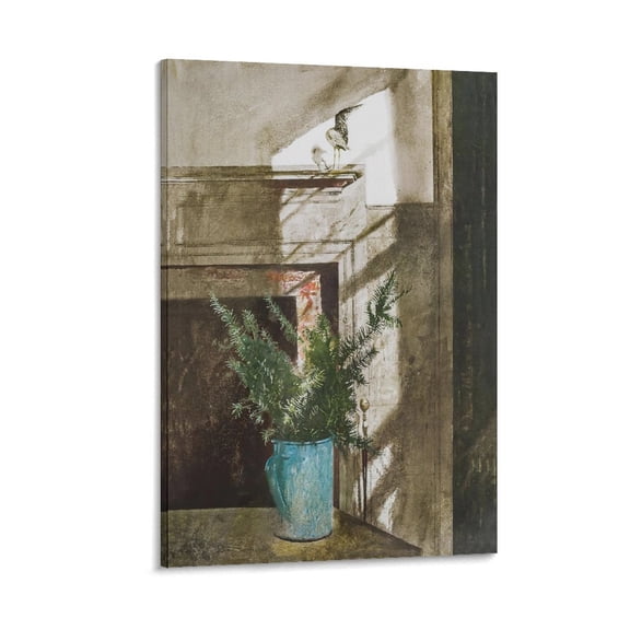 Andrew Wyeth Bird in The House Prints Poster Room Aesthetic Poster Print Art Wall Painting Canvas Posters Gifts Modern Bedroom Decor 20x30inch(50x75cm)