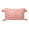 thumbnail image 5 of Sol Living Decorative Pillows 2-Pack Throw Pillows Couch Pillows Bedroom Throw Pillows Bed Macrame Decor Boho Pillows Decorative Sofa Pillows Living Room, 20 x 12 inches, Red with Tassels, 5 of 5