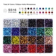 thumbnail image 5 of Kit Hotfix de diamantes de imitación BEADSLAND, 24 colores, SS16, 7200 unidades, 5 of 5