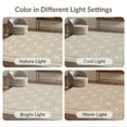 thumbnail image 7 of ODIKA Symmetrical Neutral Decorative Hexagon Grid With Classic Edge Detail Easy Care Kids Safe for Small Living Room, Playroom, Bedroom, 7 of 7