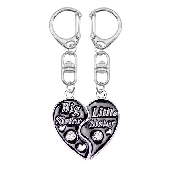 LLavero de pareja BFF de Hamburgo para mujeres y hombres, colgante en forma de corazón con letras de dibujos animados, mochila de moda, accesorios de joyería, regalo lindo