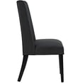 thumbnail image 2 of Modway Baron 20.5" Solid Rubberwood and Vegan Leather Dining Chair in Black, 2 of 4