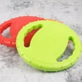 thumbnail image 4 of Pet Dog Flying Disc EVA Dog Training Ring with Double Handles Dog Flyer Outdoor Activity Fetch, 4 of 7