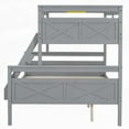 thumbnail image 2 of Twin over Full Bunk Bed Set - 2 Beds in 1, Safe with Guardrails & Sturdy Construction, 2 of 18